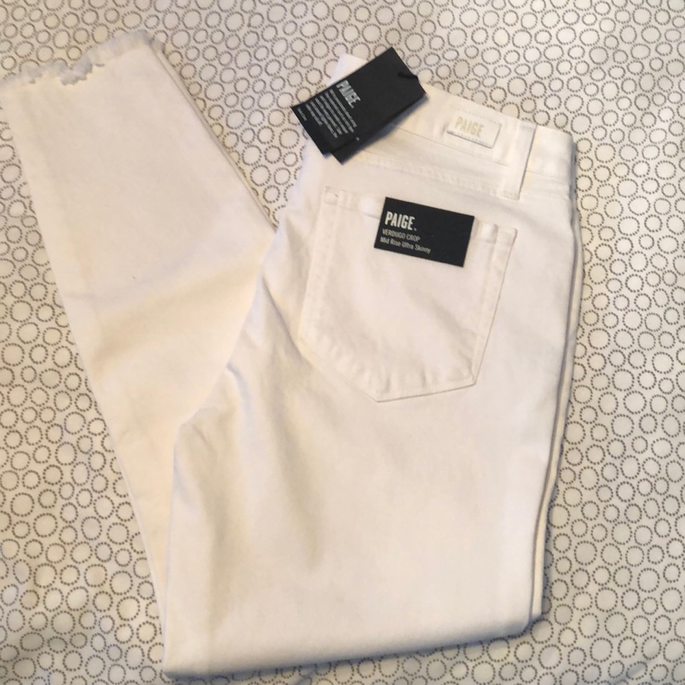 NWT Paige Verdugo Crop Jeans